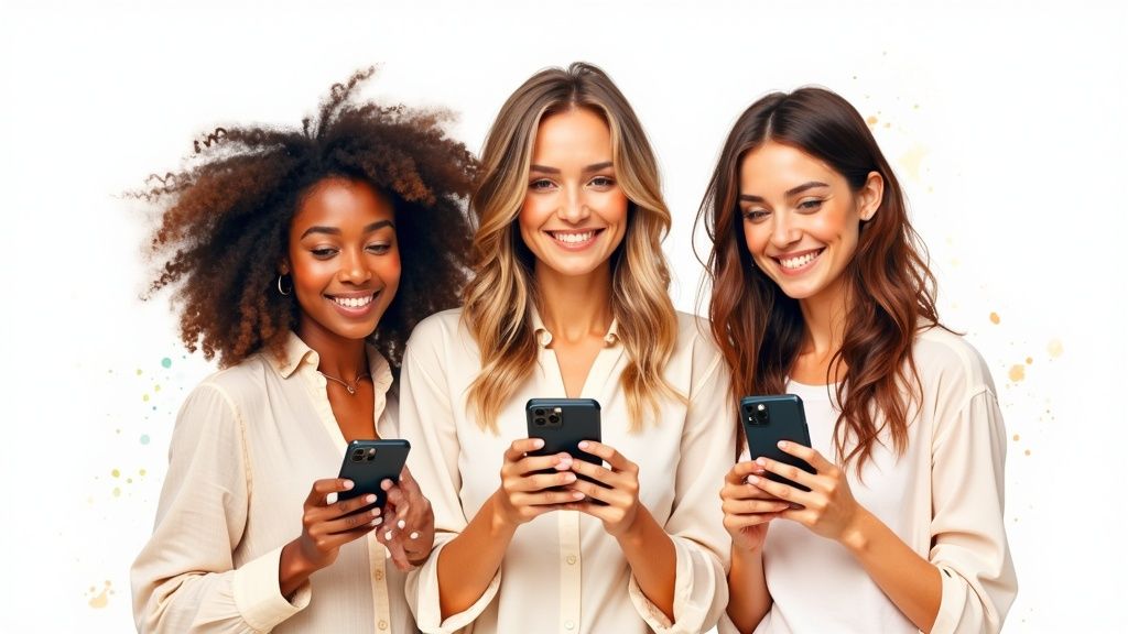 A collage of diverse user-generated content, including photos, videos, and reviews, showcasing brand engagement.