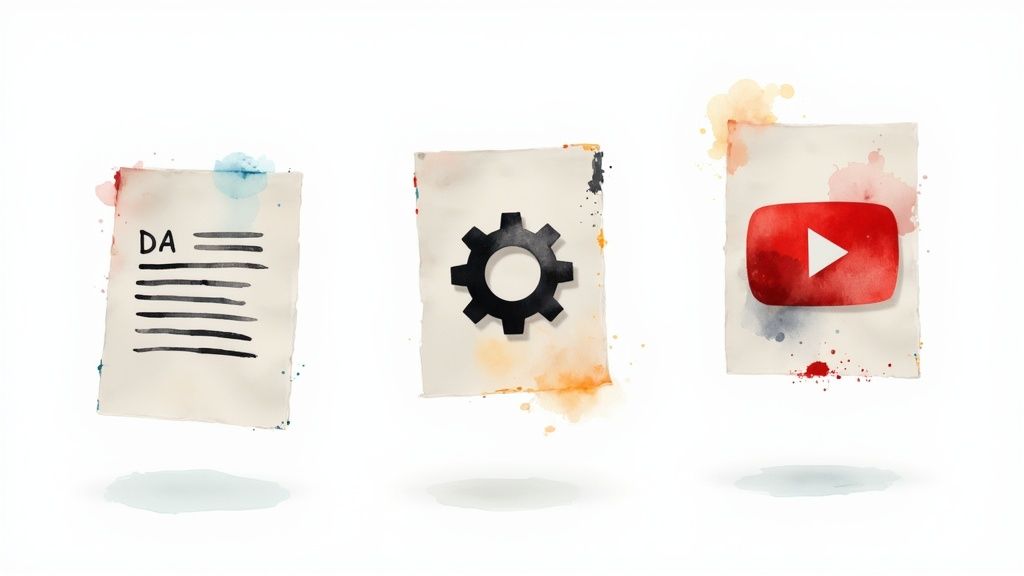 Step-by-step video creation process