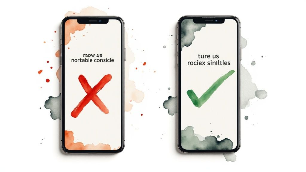 Close-up of a video timeline showing subtitle blocks being edited