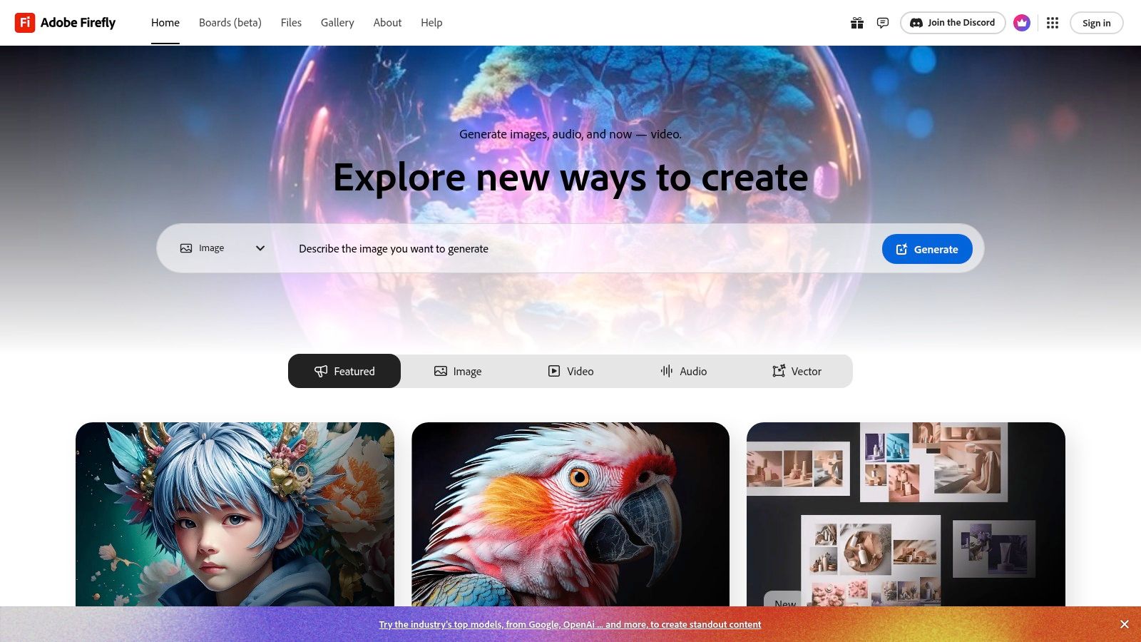 Adobe Firefly – Generate Video (public beta)