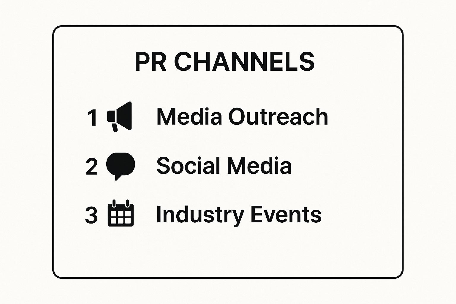 Infographic about technology public relations