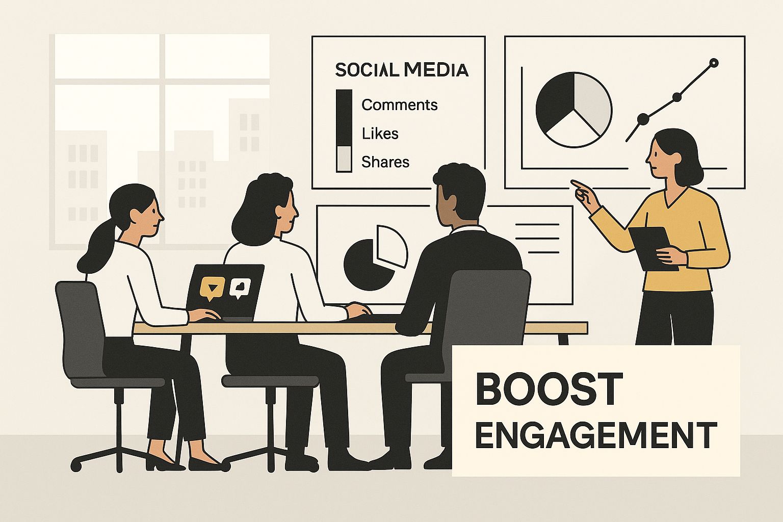 Infographic about social media in pr