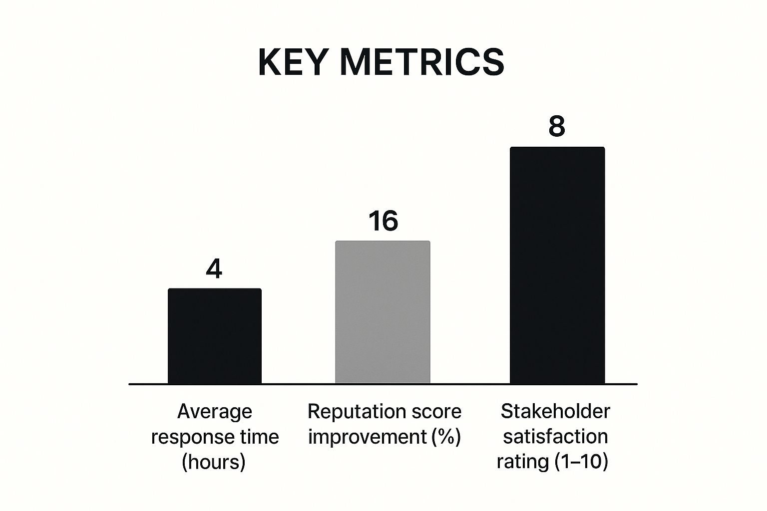 Infographic about public relations crisis management