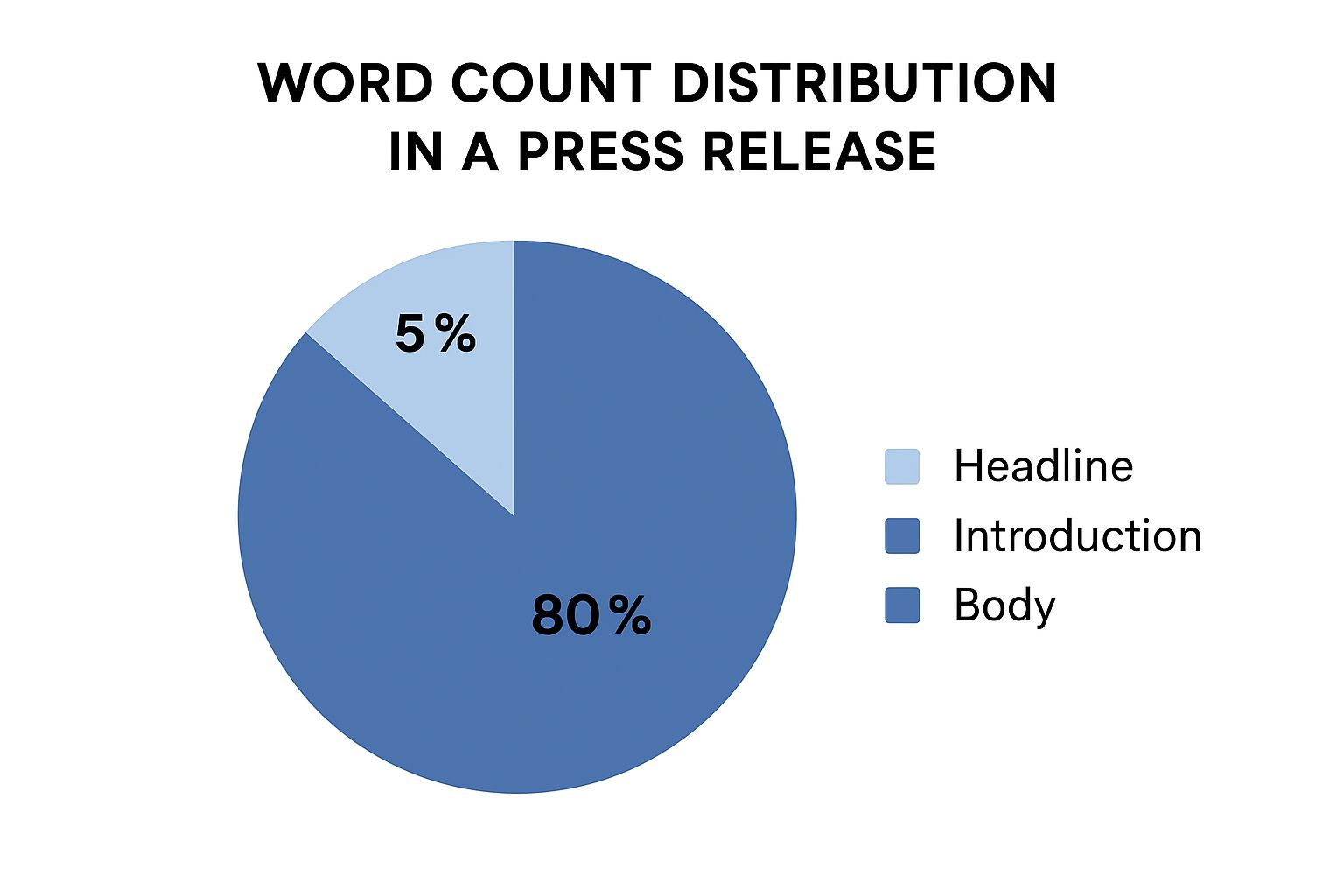 Infographic about pr release format