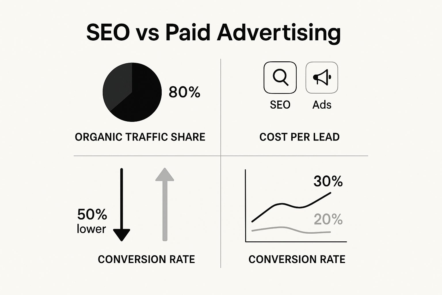 Infographic about seo for financial advisors
