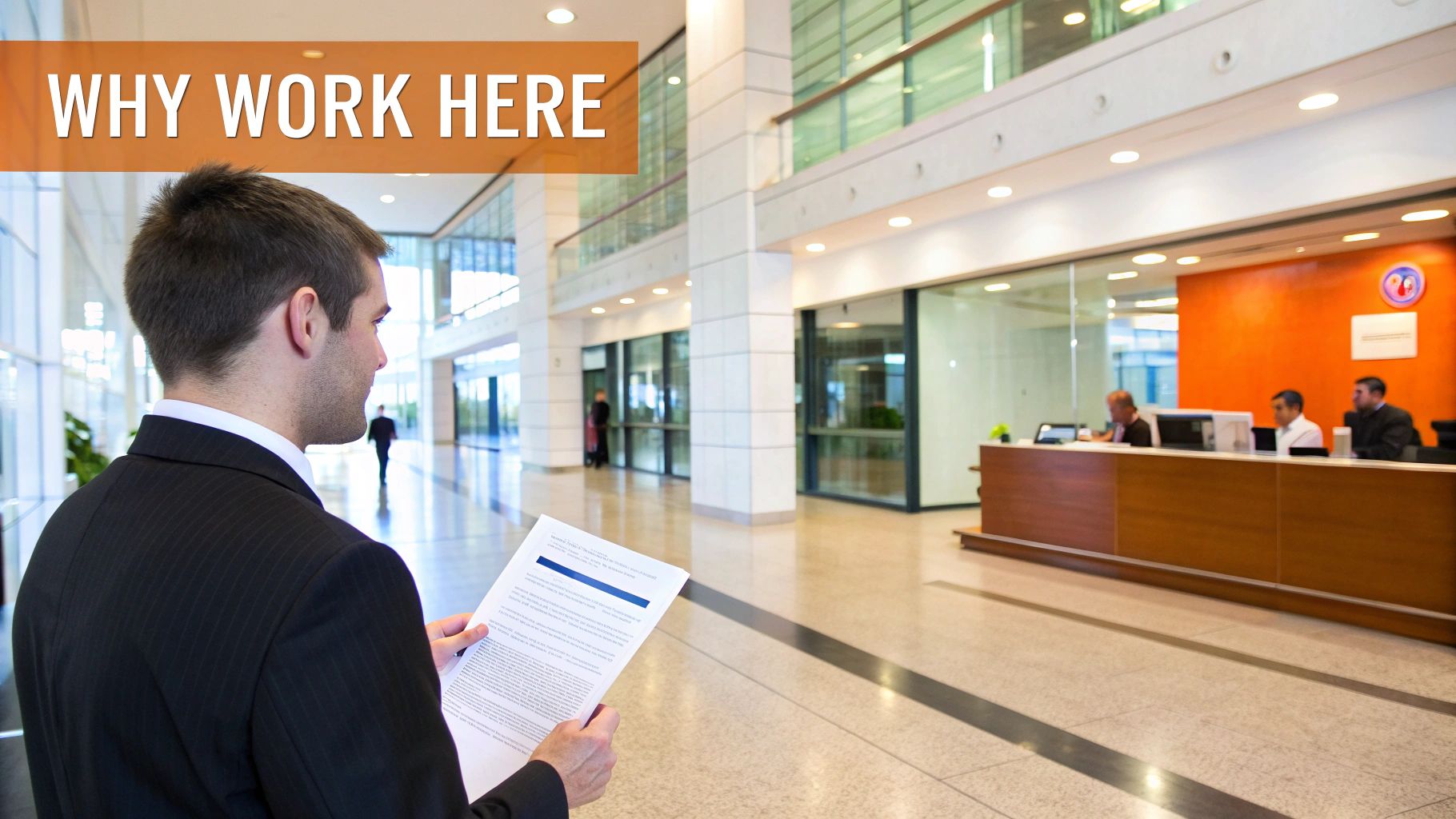 Warum möchten Sie bei uns arbeiten? / Why do you want to work here?