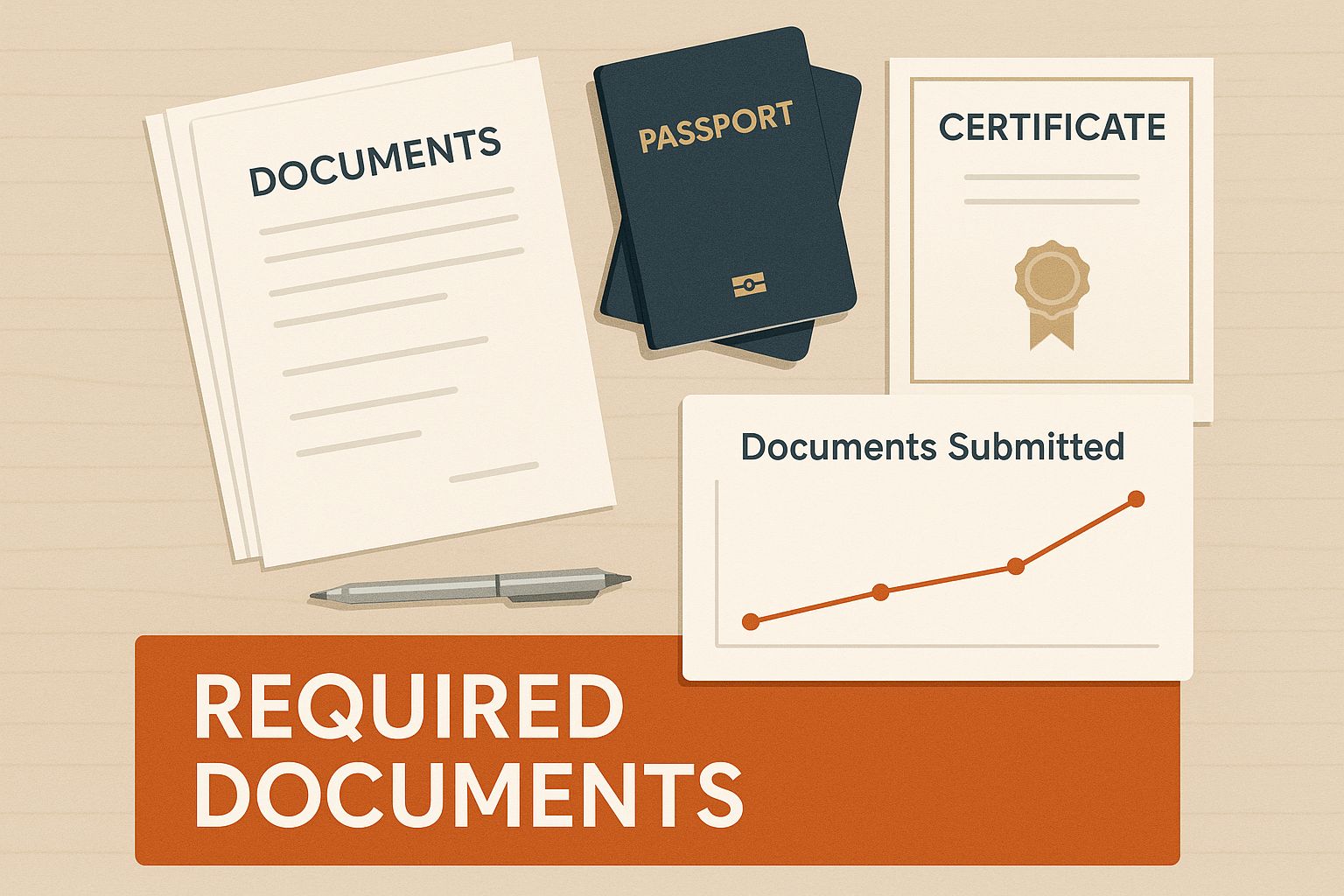 Infographic about German work visa requirements