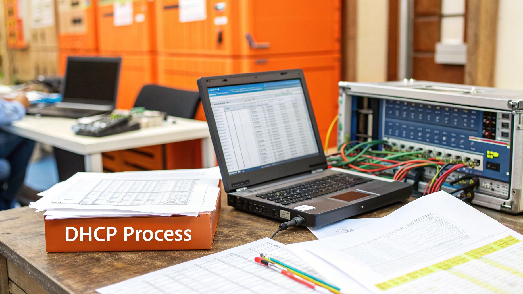 How does DHCP work and what are its components?