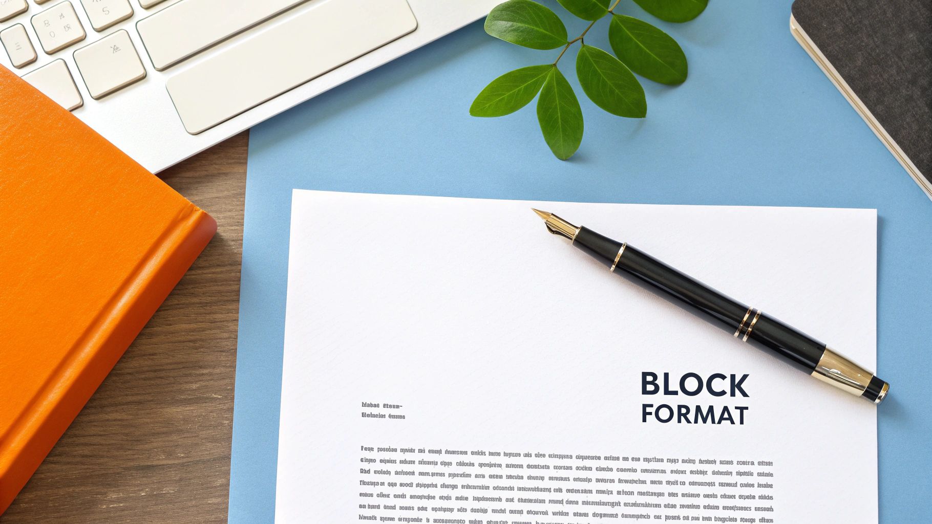 The Traditional German Block Format Cover Letter
