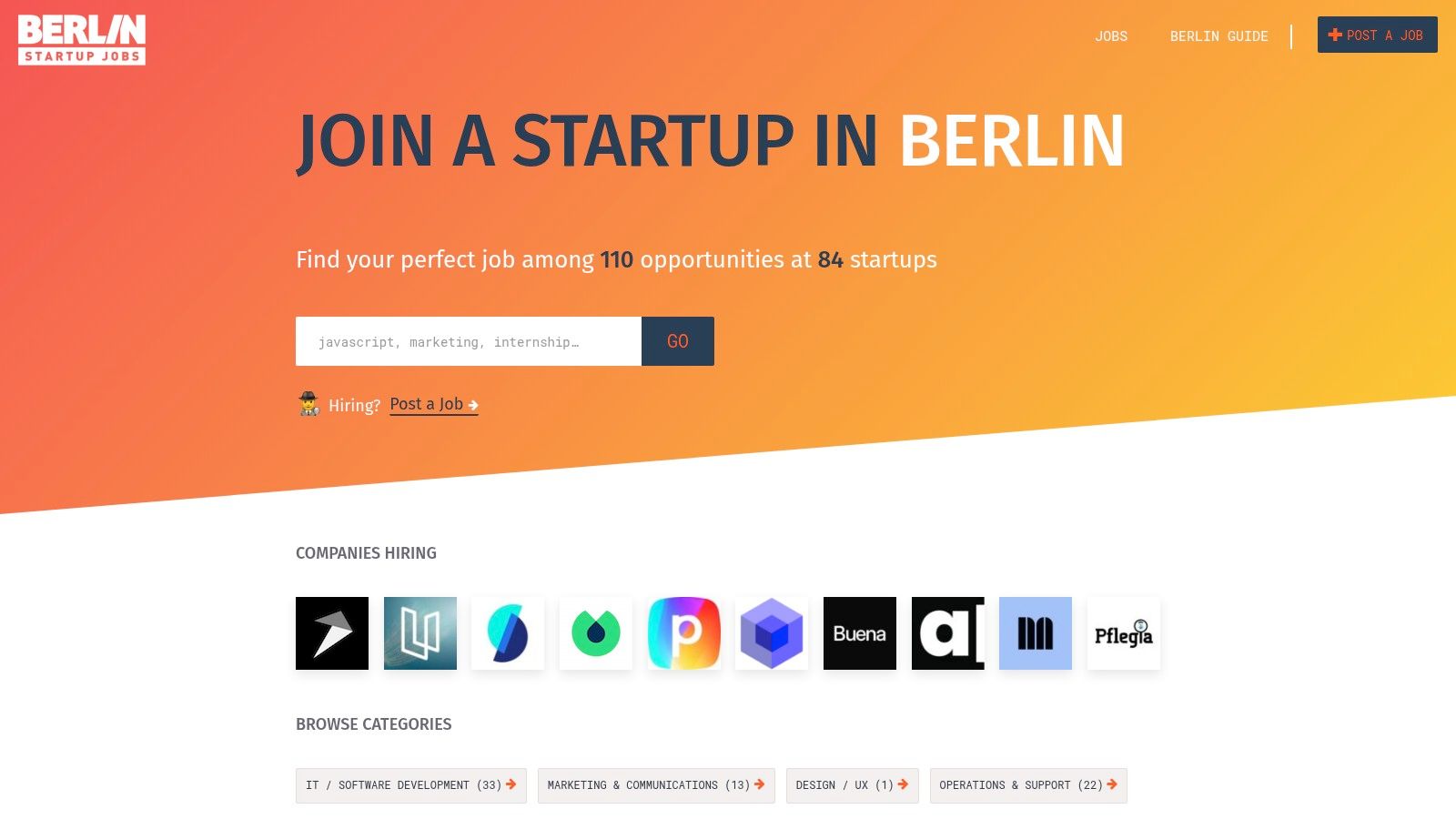 Berlin Startup Jobs