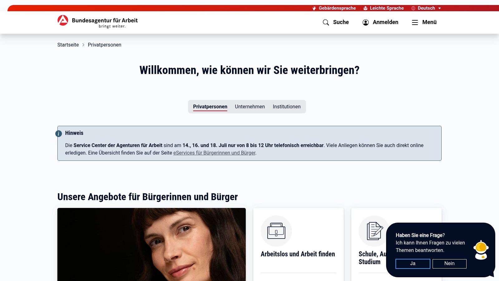 Arbeitsagentur (Federal Employment Agency)