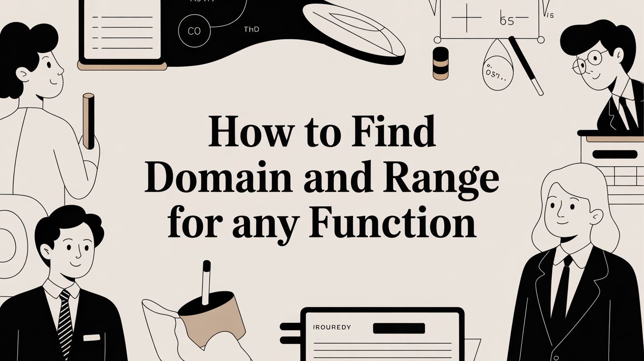 How to Find Domain and Range for Any Function