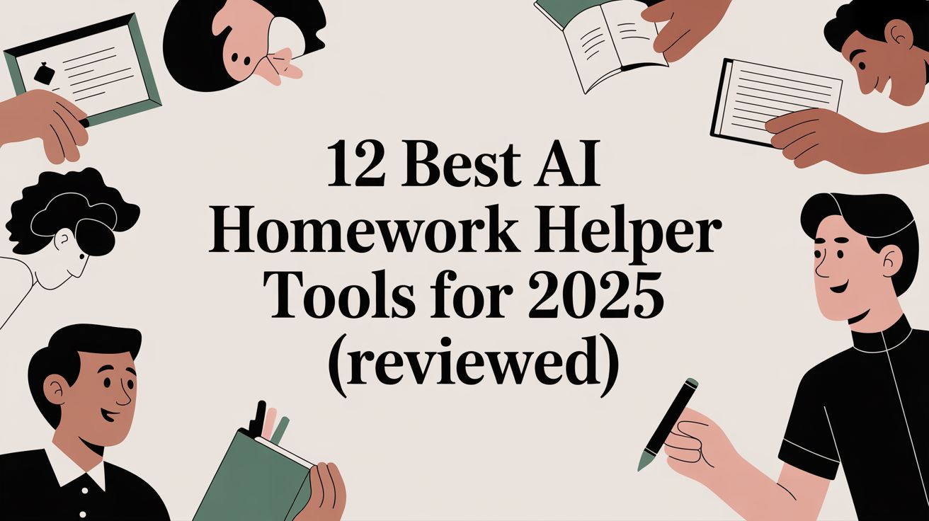 12 Best AI Homework Helper Tools for 2025 (Reviewed)