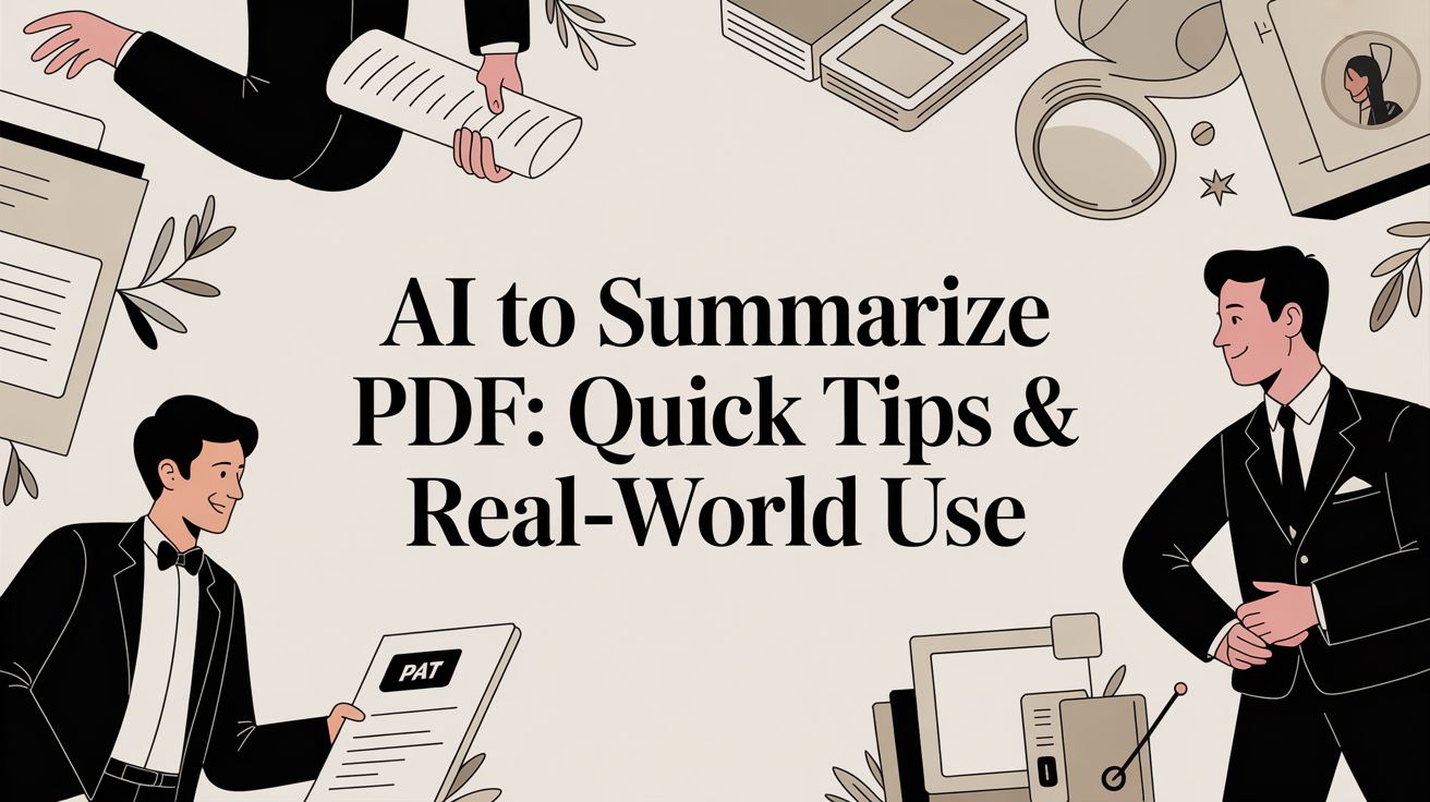 AI to summarize pdf: Quick Tips & Real-World Use