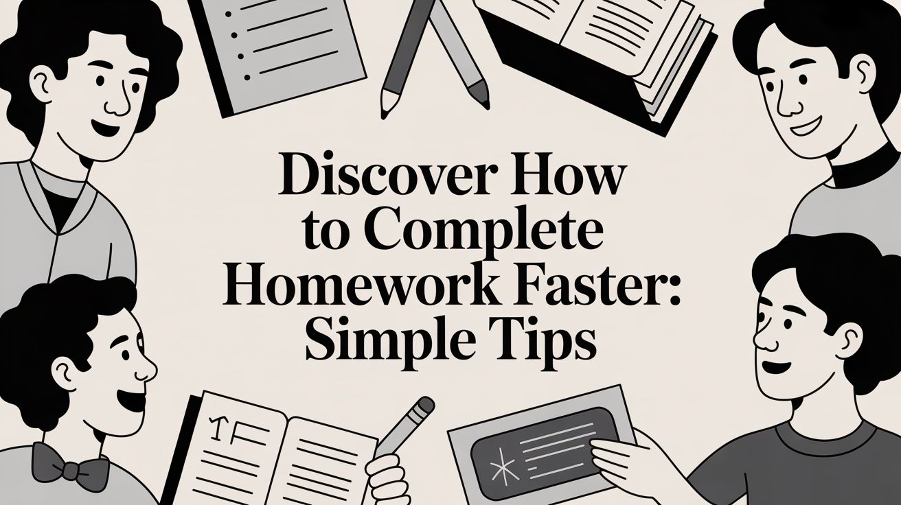 Discover how to complete homework faster: Simple tips