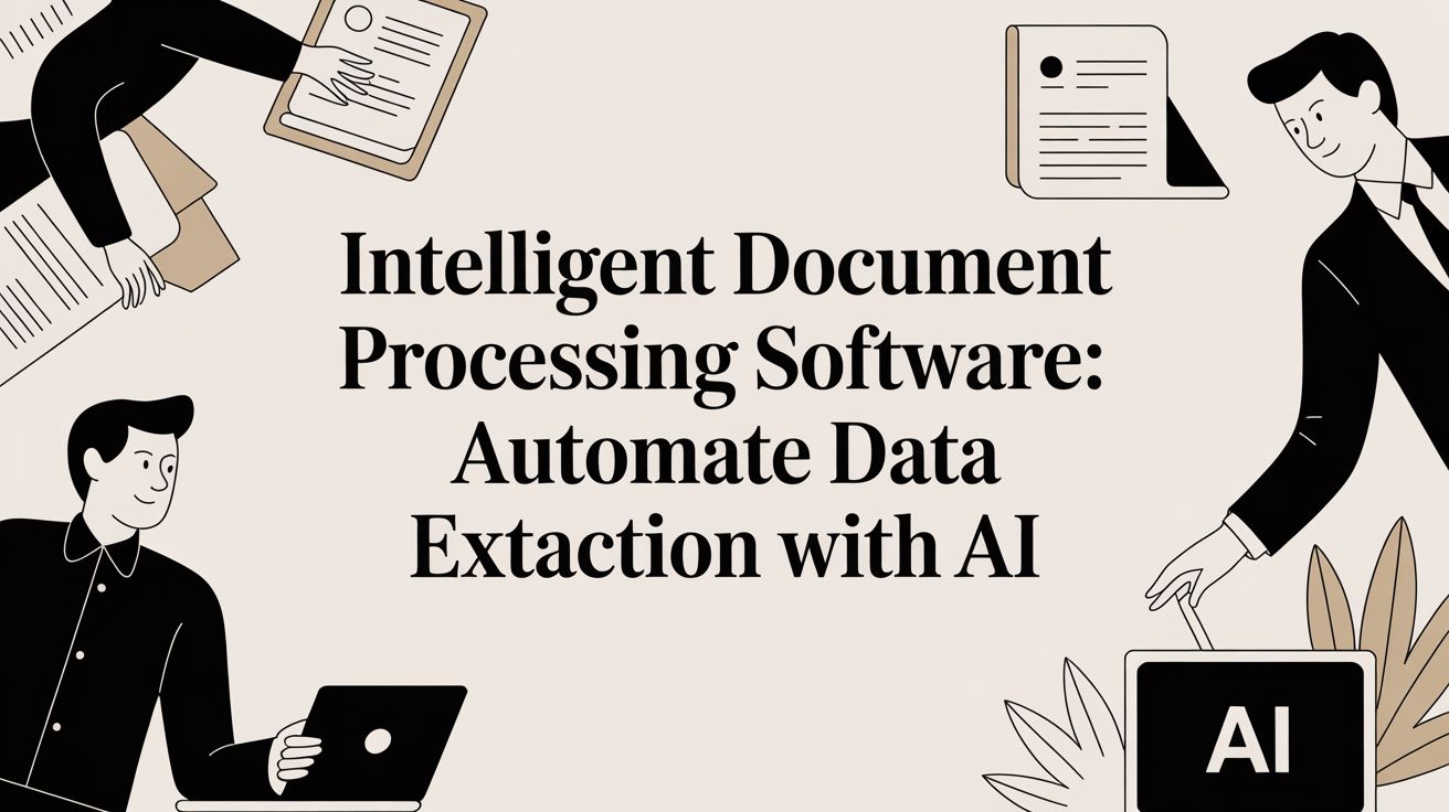 Intelligent document processing software: Automate data extraction with AI