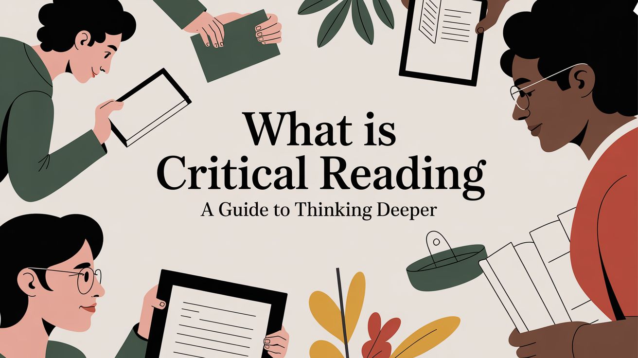 What Is Critical Reading A Guide to Thinking Deeper