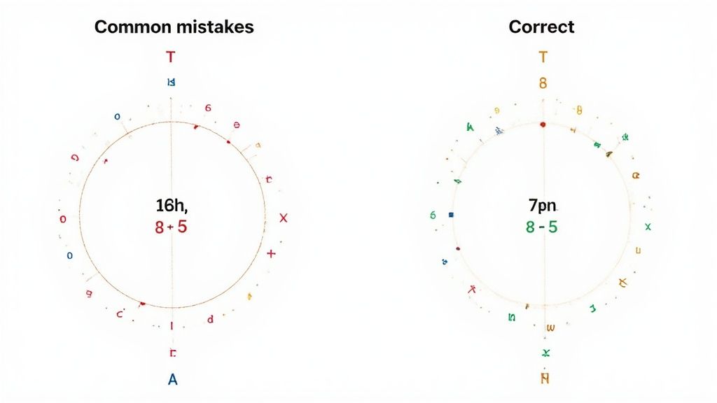 An illustration showing a correctly drawn Bohr diagram for Nitrogen, highlighting the proper placement of electrons in their shells.