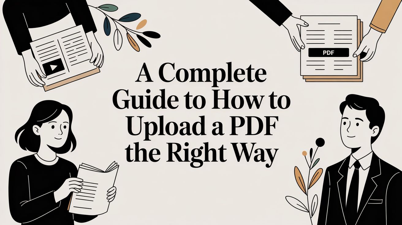 A Complete Guide to How to Upload a PDF The Right Way