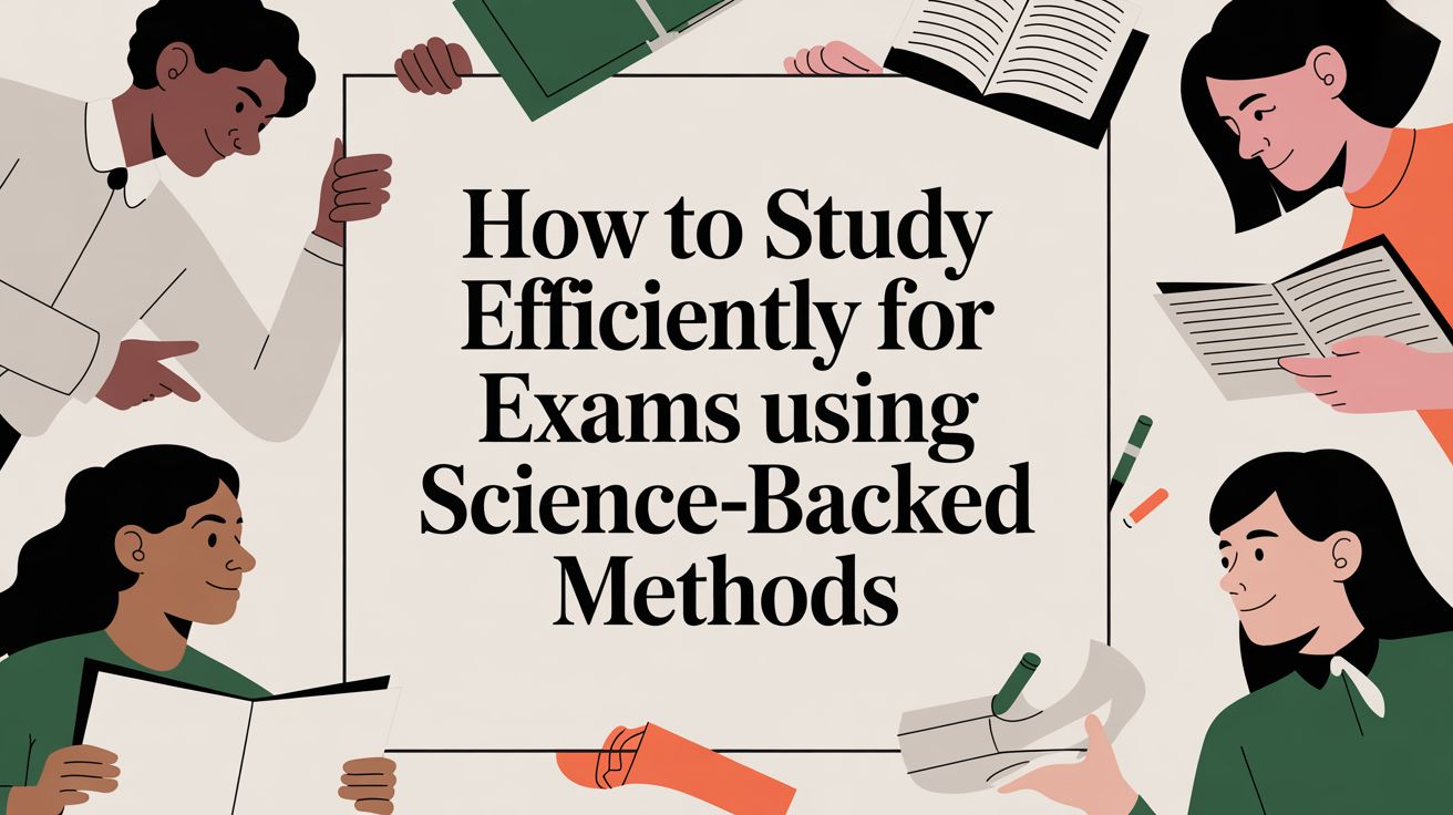 How to Study Efficiently for Exams Using Science-Backed Methods