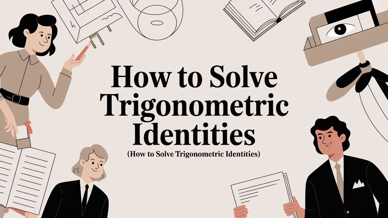 How to Solve Trigonometric Identities (how to solve trigonometric identities)