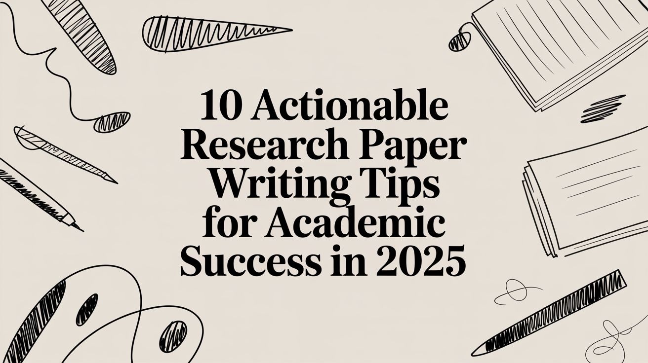 10 Actionable Research Paper Writing Tips for Academic Success in 2025