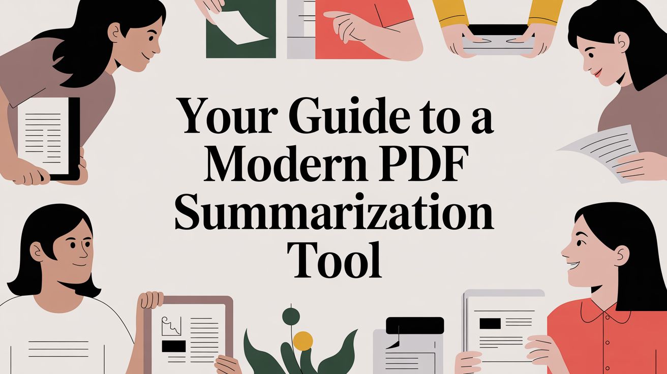 Your Guide to a Modern PDF Summarization Tool
