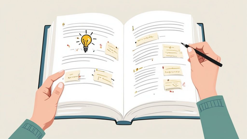 Screenshot from https://feen.ai/ui-note-review.png