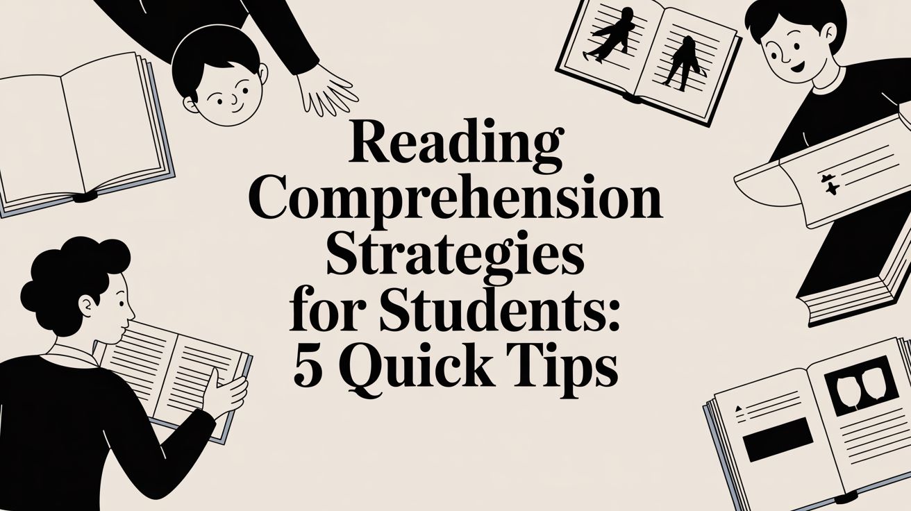 Reading comprehension strategies for students: 5 quick tips