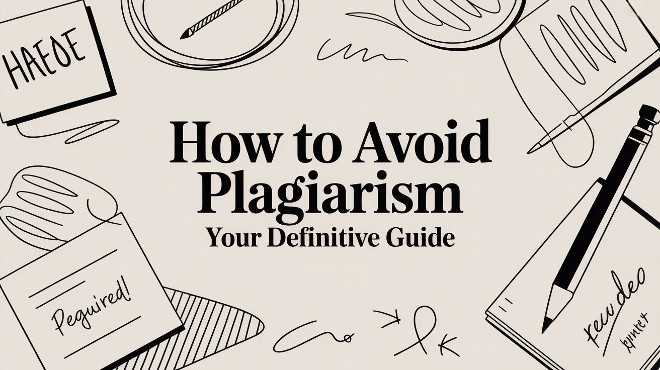 How to Avoid Plagiarism Your Definitive Guide