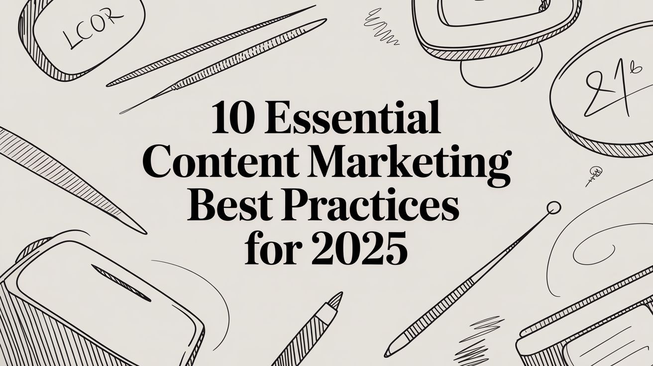 10 Essential Content Marketing Best Practices for 2025