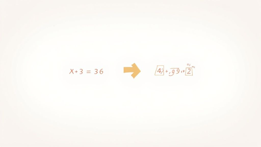 A person working on solving systems of equations using the elimination method on a whiteboard.
