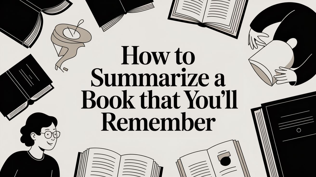How to Summarize a Book That You'll Remember