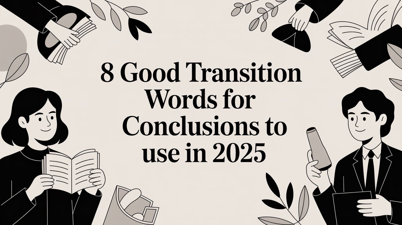 8 Good Transition Words for Conclusions to Use in 2025