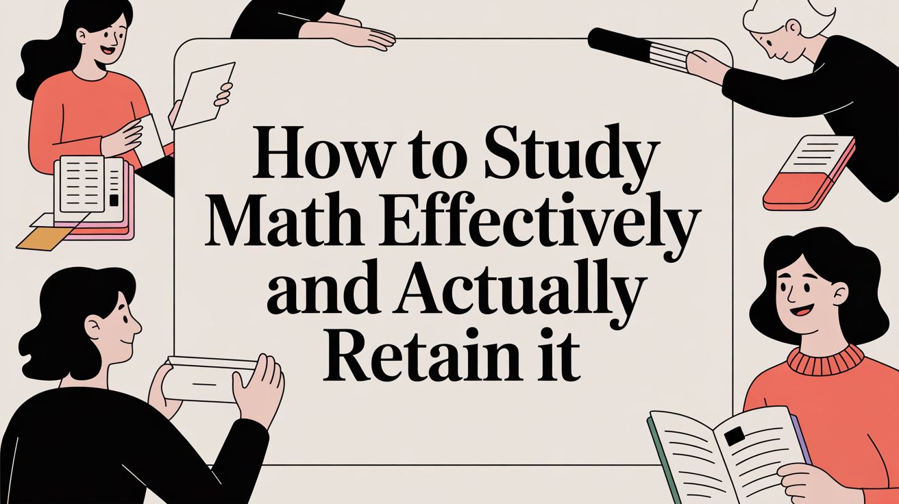 How to Study Math Effectively and Actually Retain It