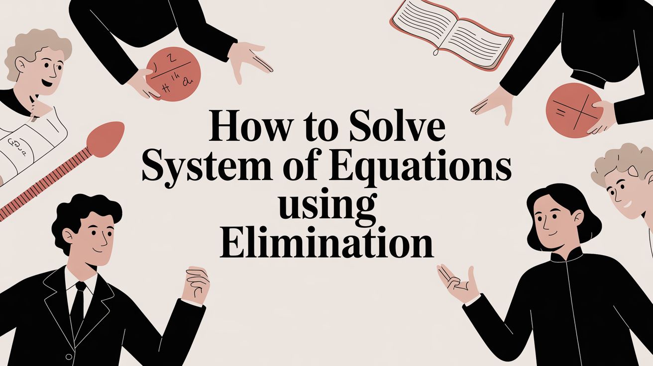 How To Solve System Of Equations Using Elimination
