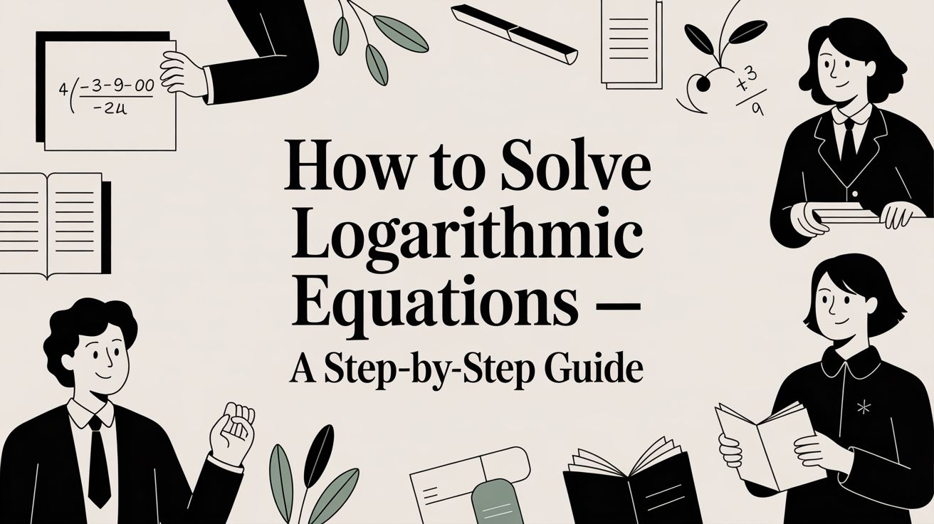 How to solve logarithmic equations - A Step-by-Step Guide