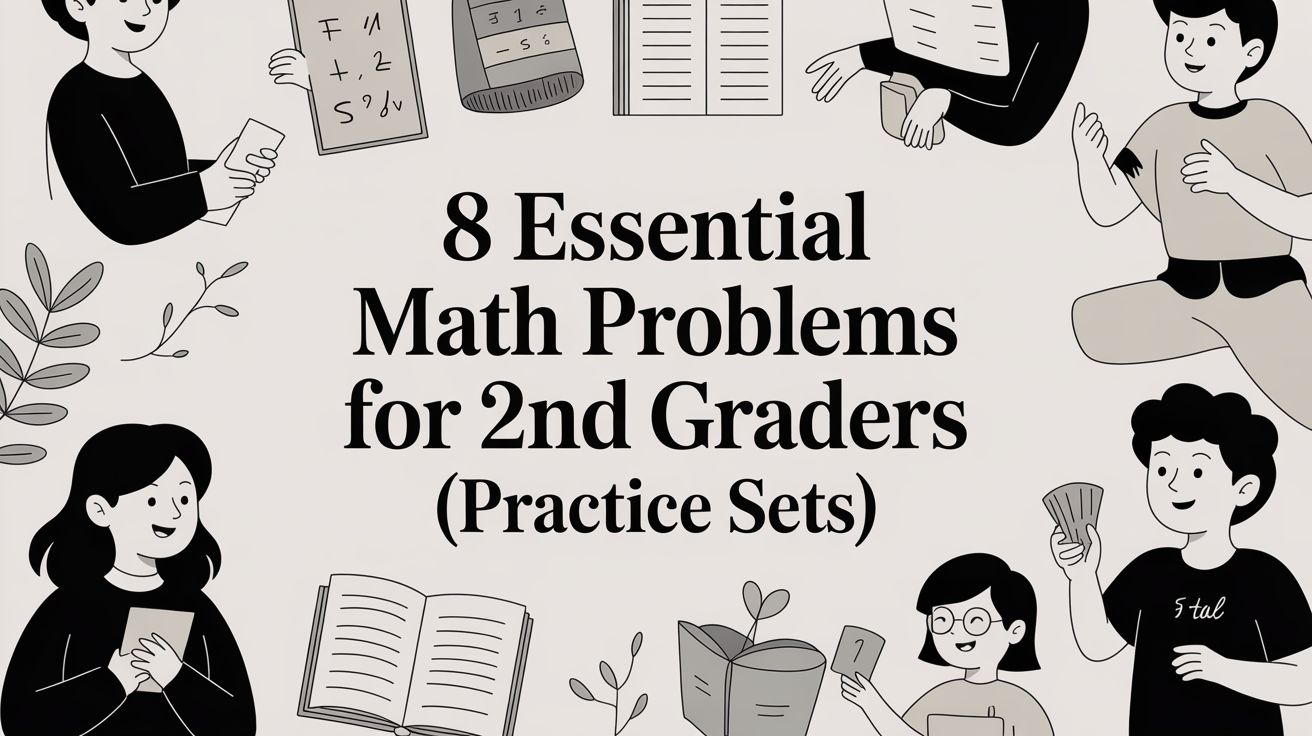 8 Essential Math Problems for 2nd Graders (Practice Sets)