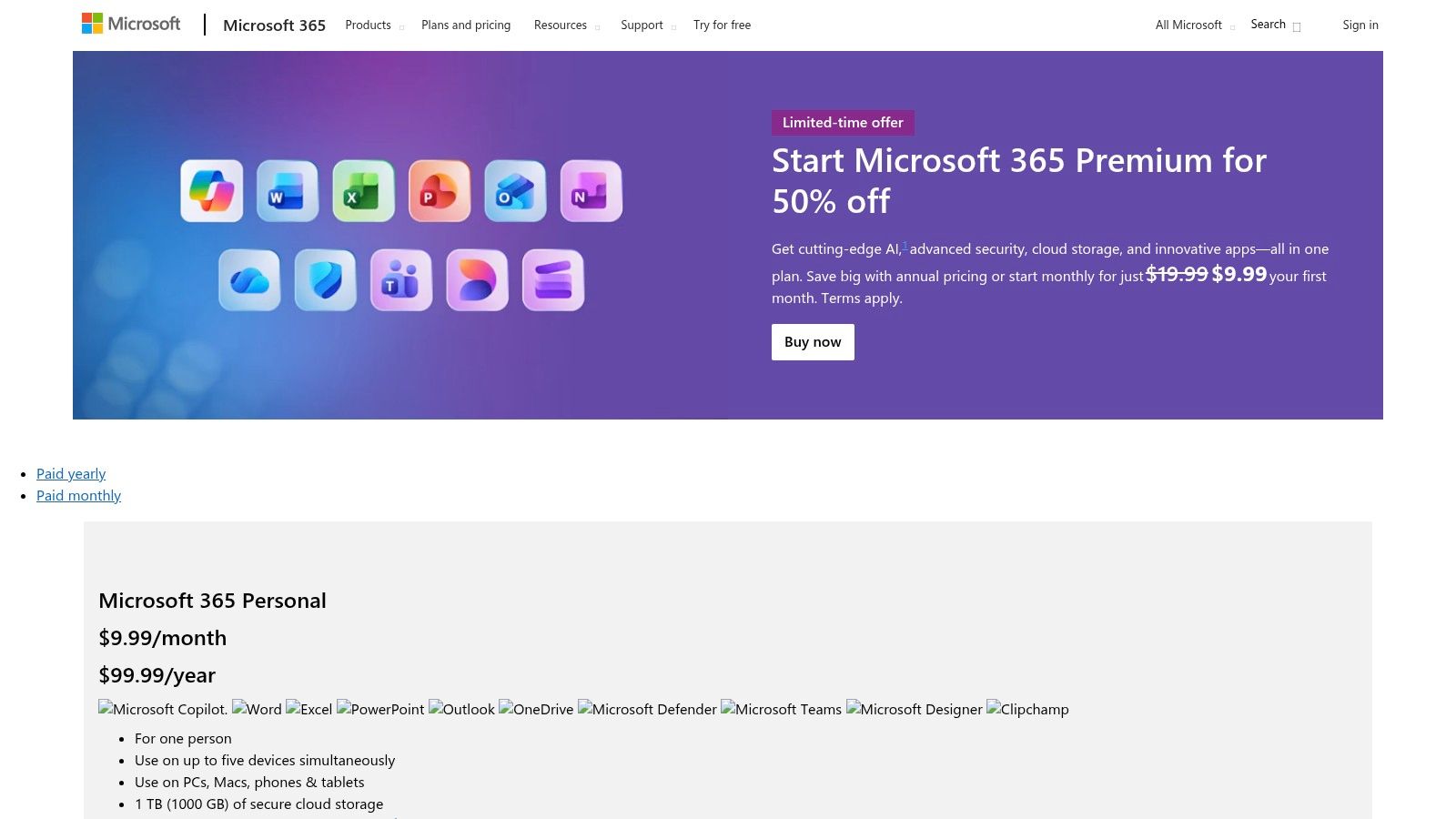 Microsoft — Microsoft 365 Premium with Copilot