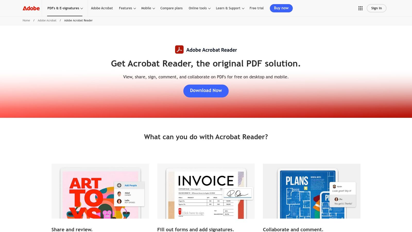 Adobe Acrobat Reader