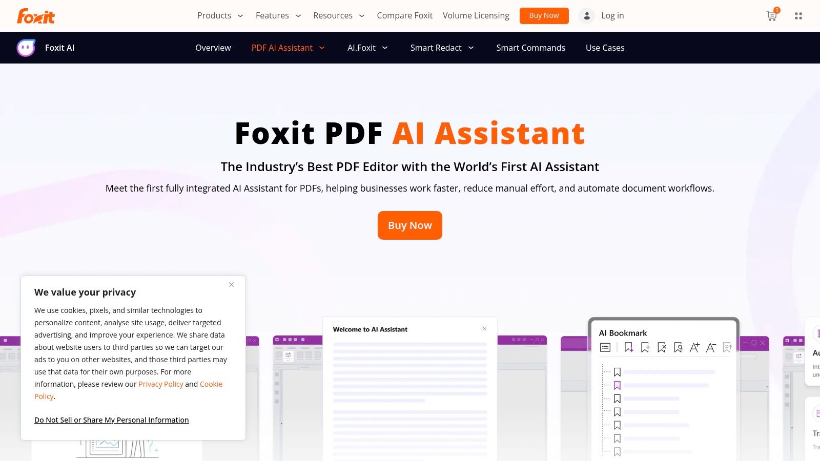 Foxit AI Assistant and AI PDF Summarizer