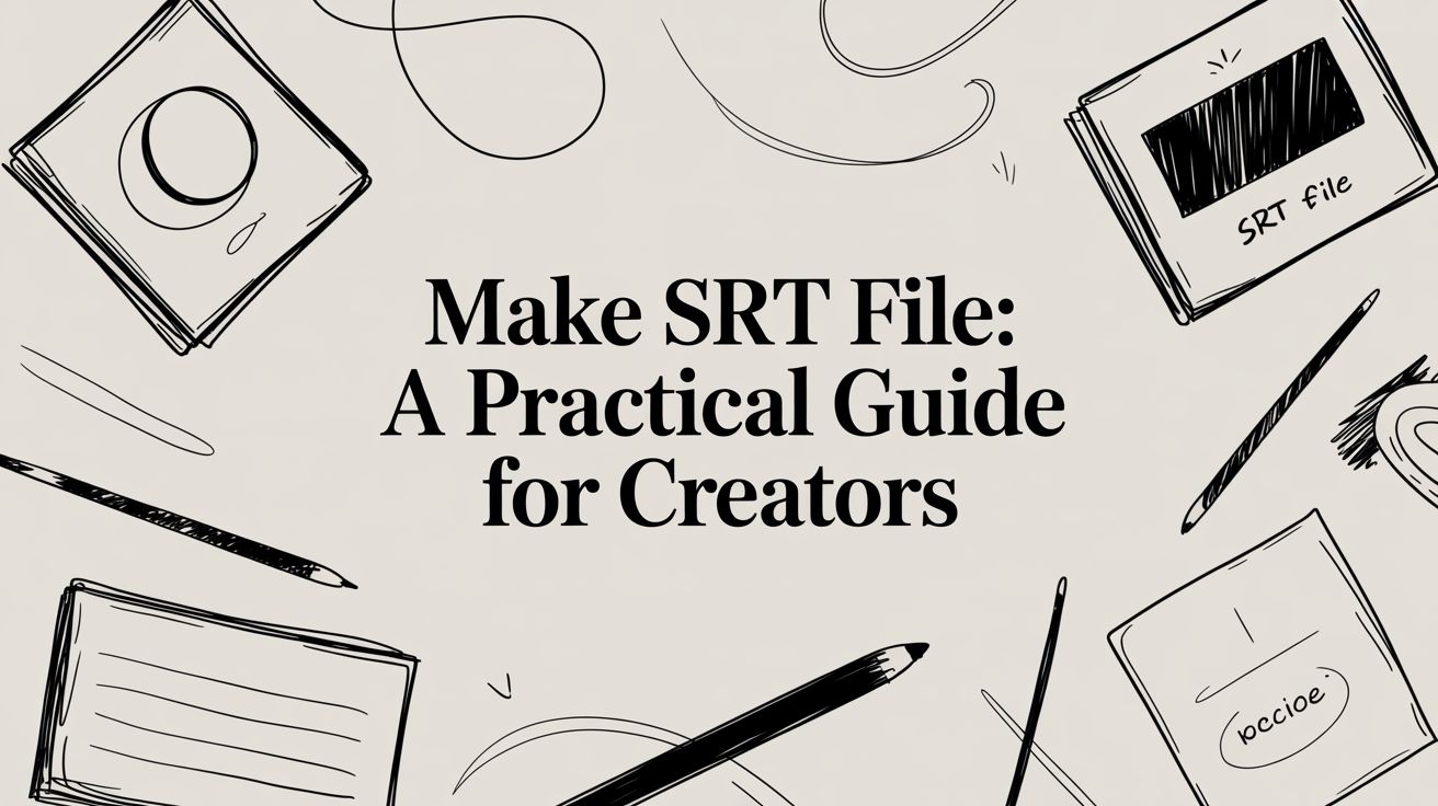 How to Make an SRT File: A Practical Guide for Creators | MeowTXT Blog