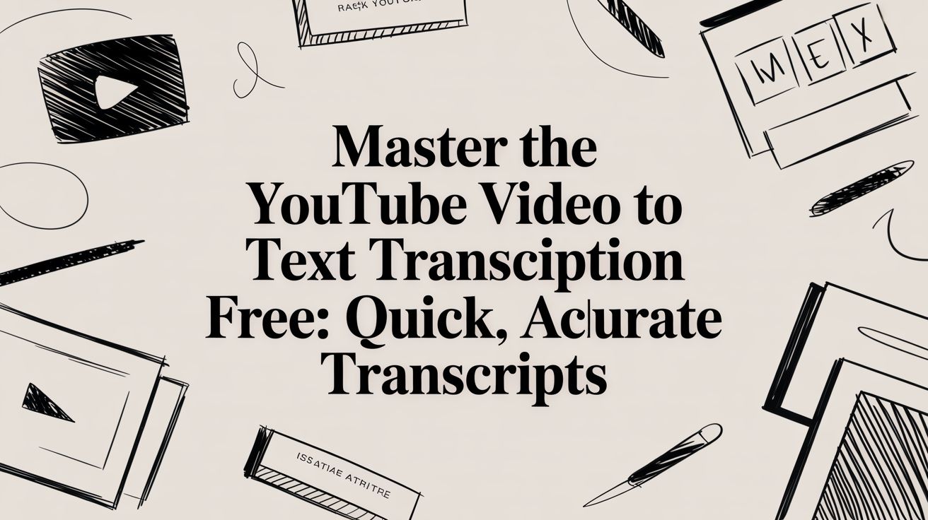 Transcriba un video de YouTube a texto gratis: transcripciones rápidas ...