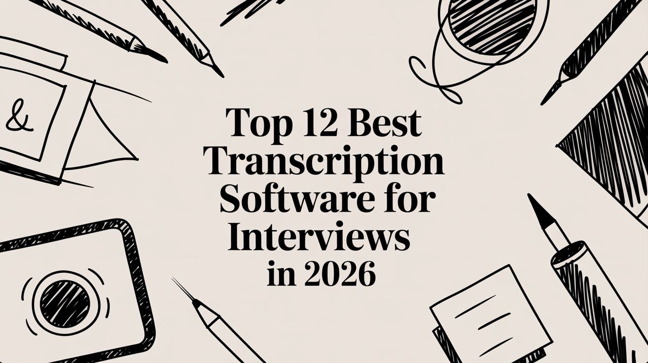 Top 12 Best Transcription Software for Interviews in 2026 | MeowTXT Blog