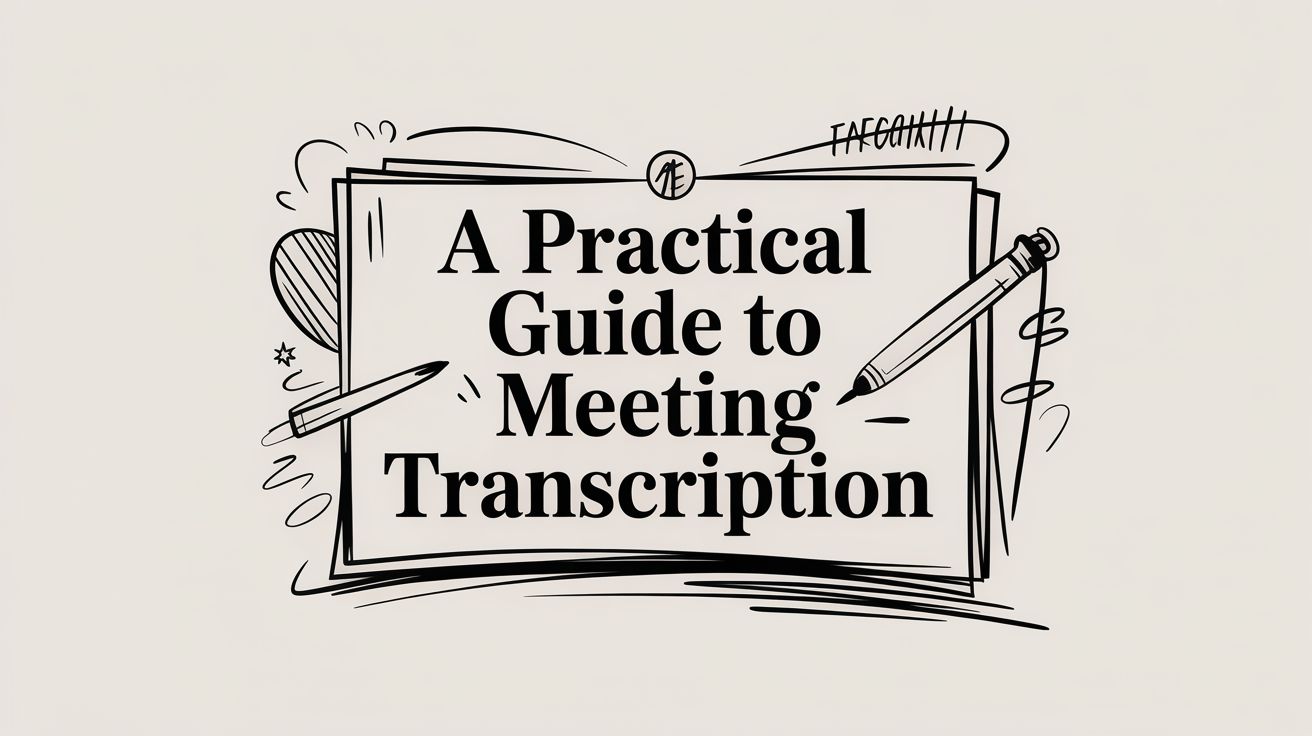 A Practical Guide to Meeting Transcription | MeowTXT Blog
