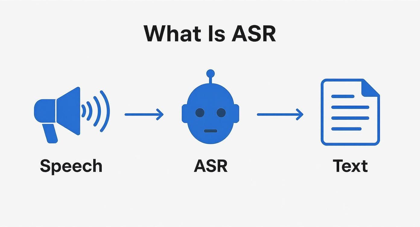 Infographic about what is asr