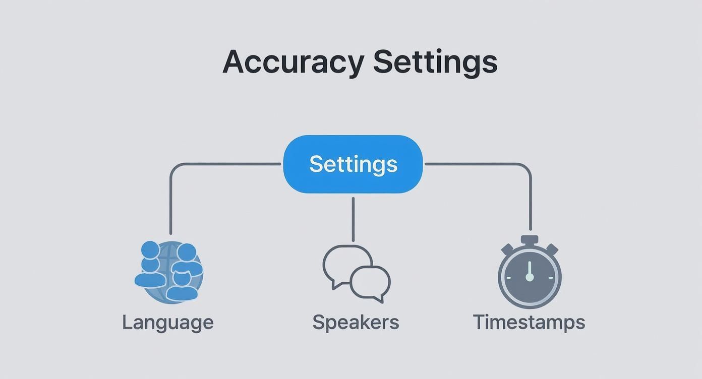 Infographic about video to text