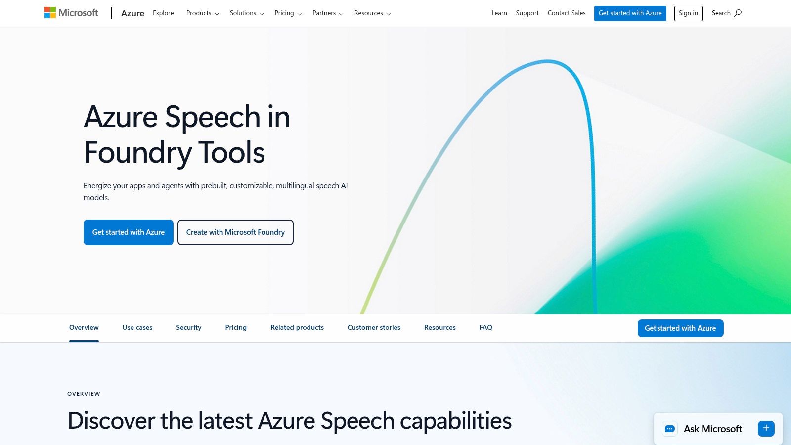 Microsoft Azure AI Speech (Speech-to-Text)