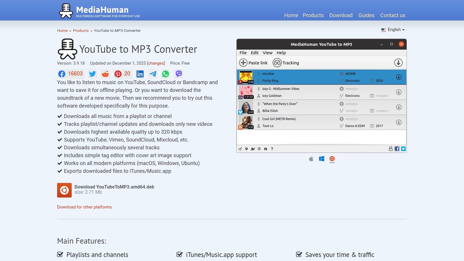 MediaHuman YouTube to MP3