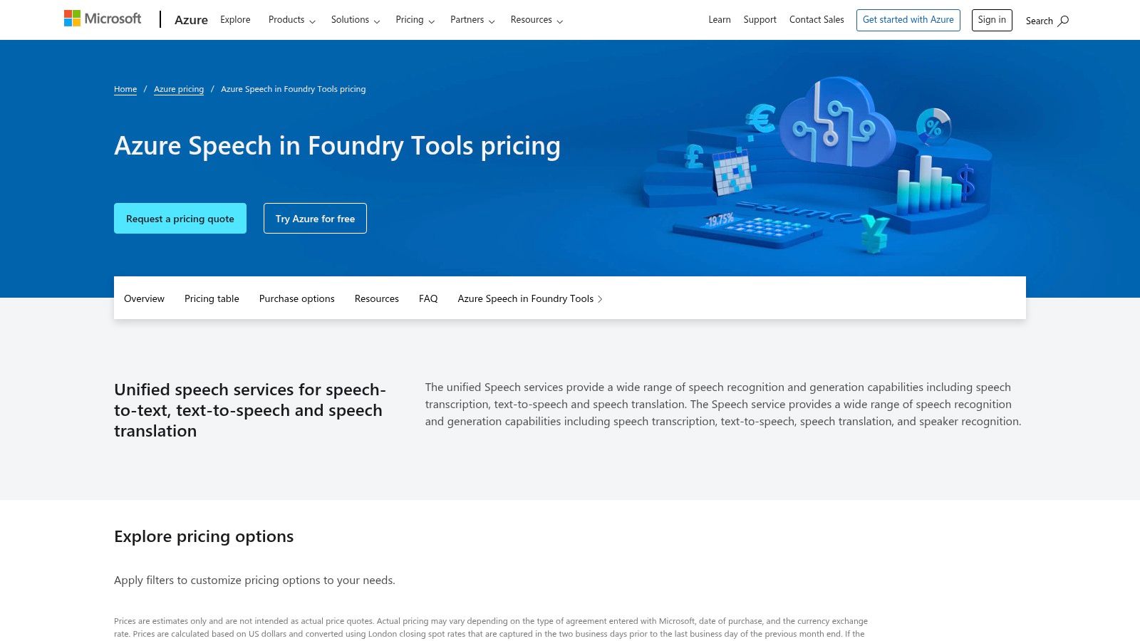 Azure AI Speech to Text